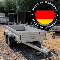 Прицеп бортовой алюминиевый двухосный Humbaur HA 202513 KV